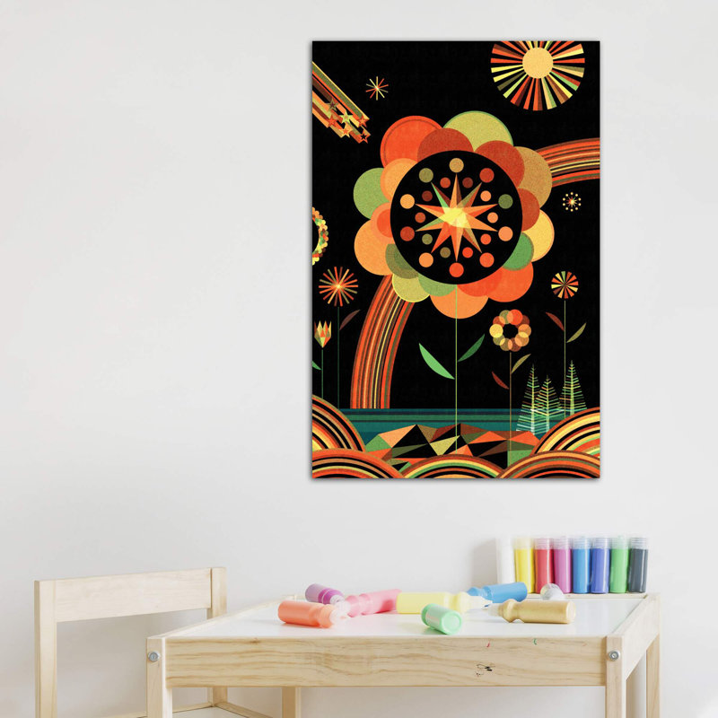 Art sur toile Joyscape, H 26 po x l 18 po x 1,5 po, Toile tendue