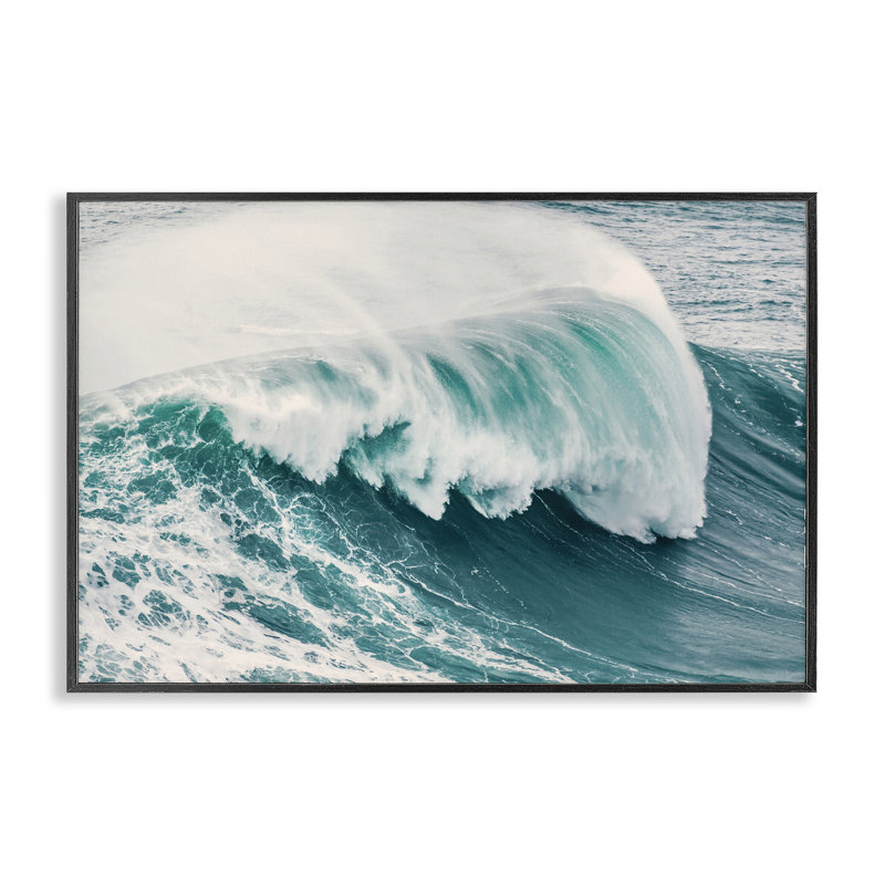 Grande estampe numérique par Nataly White, Giclée encadrée noir minuit, H 20 po x l 30 po