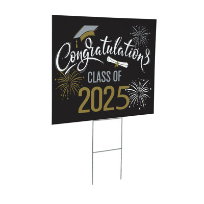 Congrats Class of 2025 Yard Sign