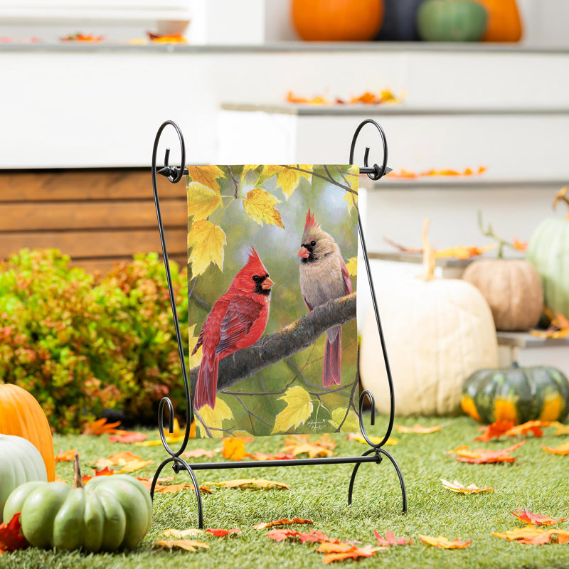 Drapeau de jardin d'automne en suède