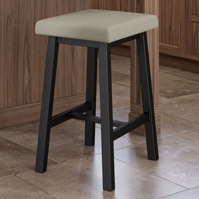 Aulika Faux Leather Counter and Bar Stool