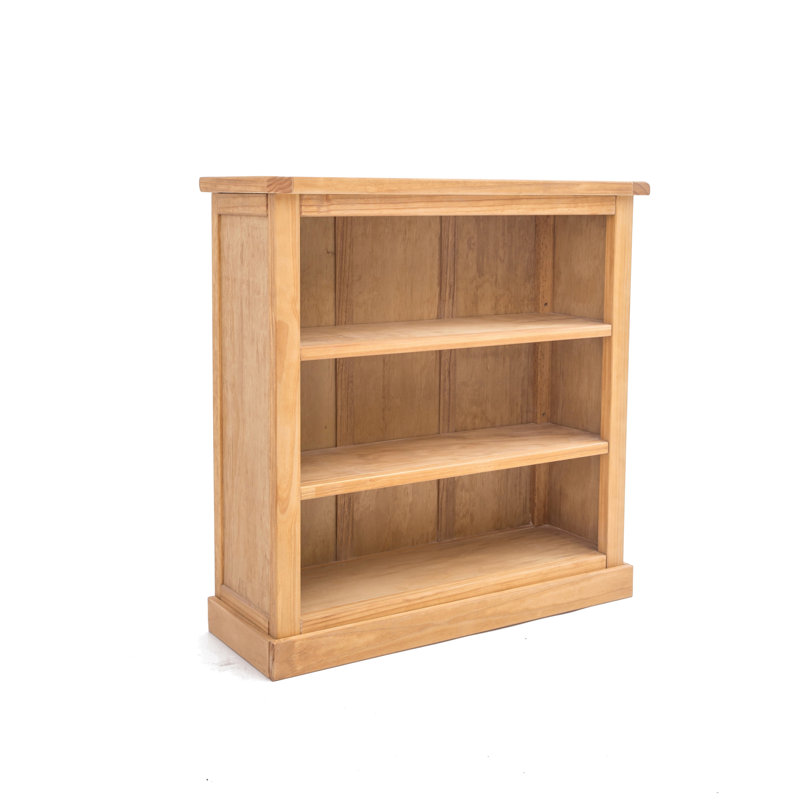 Jalynn 90cm H x 90cm W Standard Bookcase, Waxed