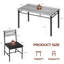 5-Piece Dining Table Set For 4, Kitchen Table With 4 Pu Upholstered Dining Chairs-1657673007