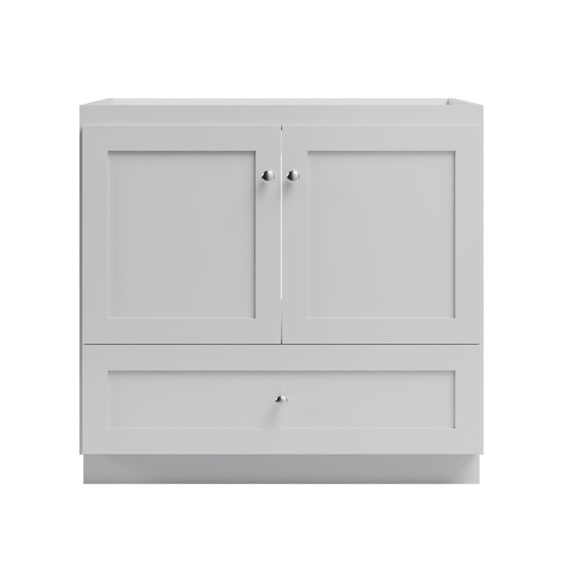 Shaker 36 in. W x 21 in. D x 34.5 in. H Bath Vanity Cabinet without Top in Dewy Morning