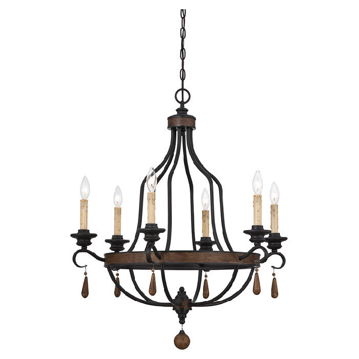 Lustre à bougie Ojas, 9 lumières