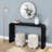 Arcata 56" Waterfall Wood Console Table-109744274