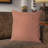 Linen Removable Cover Pillow Throw Authentic Handmade Square Polyester Fill Gray Reversible Solid With Gray Linen Backing-121671363-24539498
