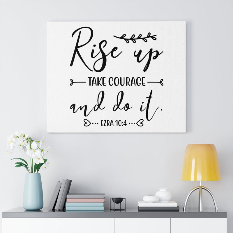 Take Courage - Wrapped Canvas Print, 61cm H x 76cm W