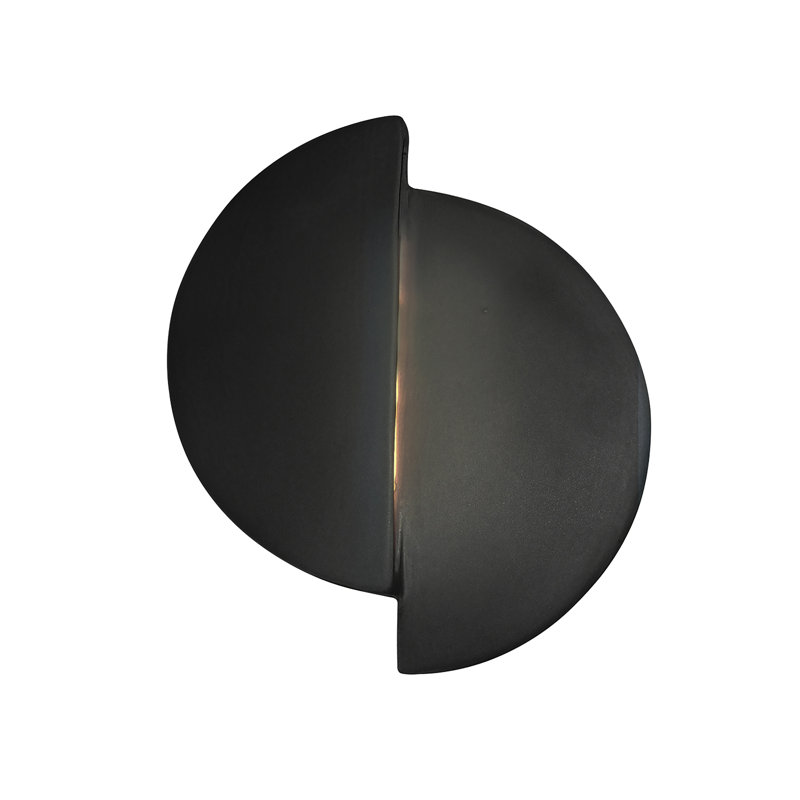 Applique murale 1 lumière DEL Tenny, Noir mat