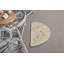 Tapis turc vintage rétro Oushak beige idéal pour les petits espaces et les vestibules