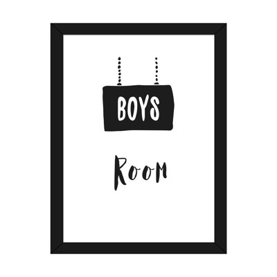 " Boys Room Black "
