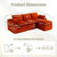 Canapé modulaire en L avec repose-pieds mobile-1938439219