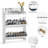 16 Pair Flip Down Shoe Storage