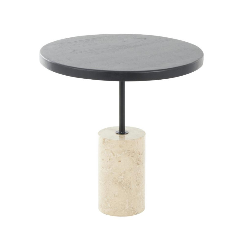 Byrd Solid Wood Pedestal End Table