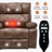 Leatheraire Heat Massage Dual Motor Infinite Position Up To 350 LBS Large Electric Power Lift Recliners With Hidden Cup Holders, Power-Remote, Medium-Firm And Heavy Duty-232947135