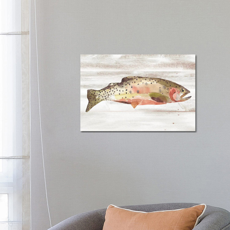 Spotted Trout II 1 Piece Wrapped Canvas Painting, 66.04 cm H x 45.72 cm W x 1.91 cm D