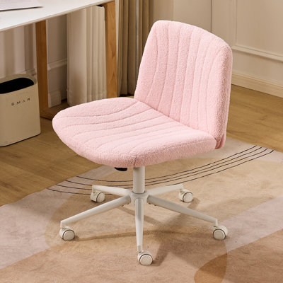 Teddy Velvet Adjustable Height Swivel Office Chair by Latitude Run