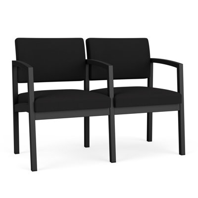 Lenox Steel Waiting Reception 2 Seat Tandem Seating Metal Frame