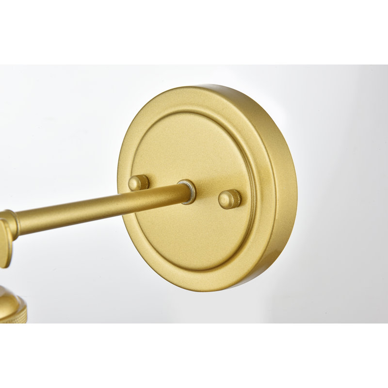 Passendale Swing Arm Sconce, Brass