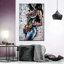 Porte dorée texturée sur toile-1147073735