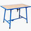 Banc de travail pliable, banc pour outils d'atelier, table d'assemblage de table de montage, capacité de charge de 660 lb, pour atelier, garage, bleu