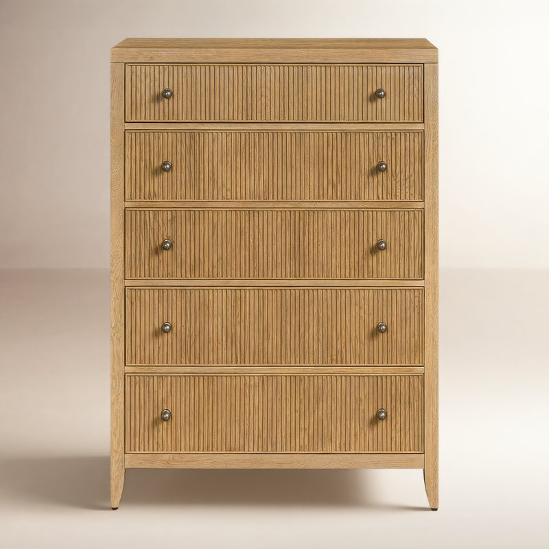 Caterina 5-Drawer Chest, Skylark