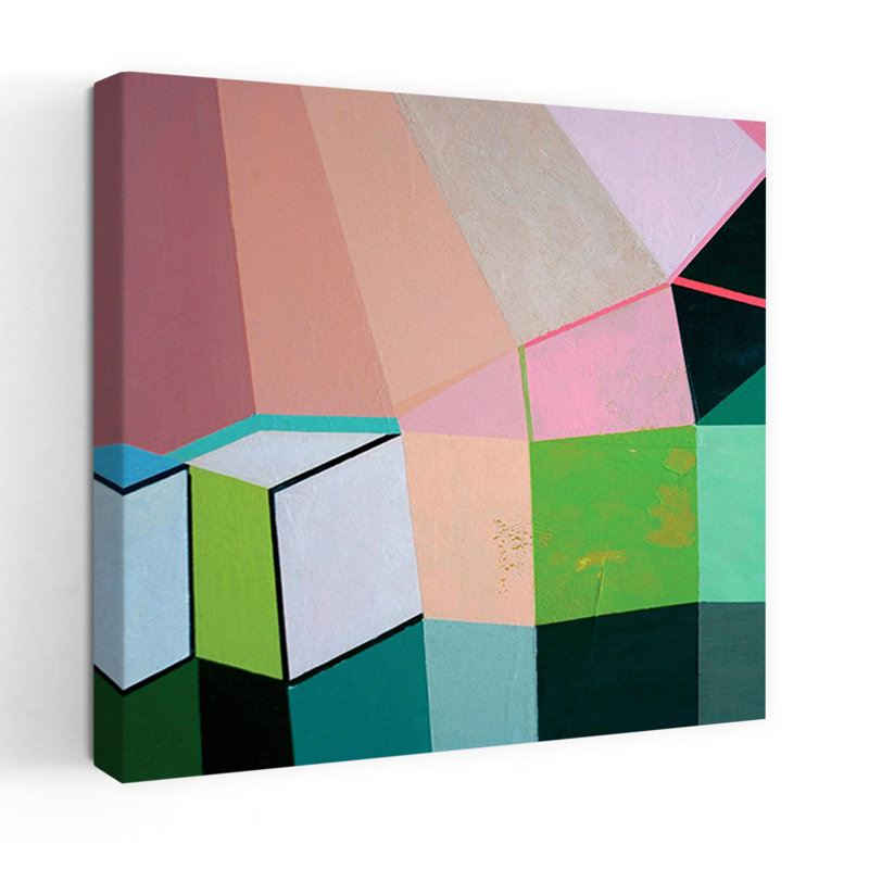 Angles No. 1 Abstract Modern Art, 18" H x 18" W