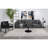 Tomasina Barely Black 3-Piece Sofa