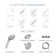 Moen Attune Eight-Function 4.75" Diameter Spray Head Standard With Handshower