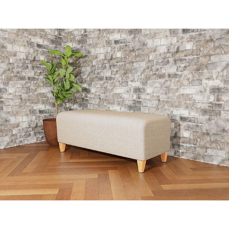Banc de réception Ravenna, Bois naturel, Chambray calcaire