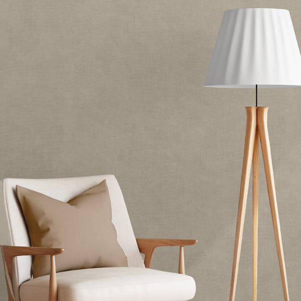 Italian Textures 4 Collection Plaster Effect Wallpaper Roll, Taupe