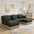 Green+3seat+2Ottomans