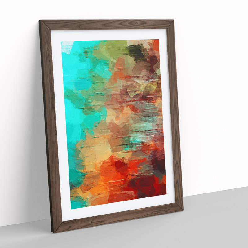 Lost Chances - Framed Print, 46cm H x 34cm W x 2cm D, Walnut