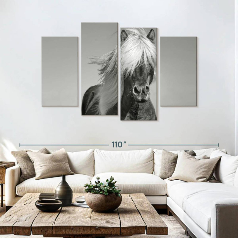 Brampt Pony, 54" H x 84" W