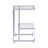 Kazbek 17.72'' Glass Top Console Table-704950743