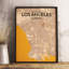 « los angeles city map », reproduction d’impression sur affiche-31736125
