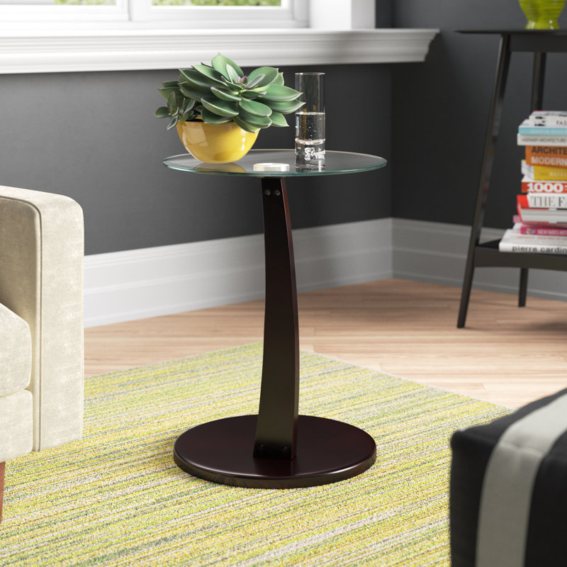 Bachmann Glass Top End Table