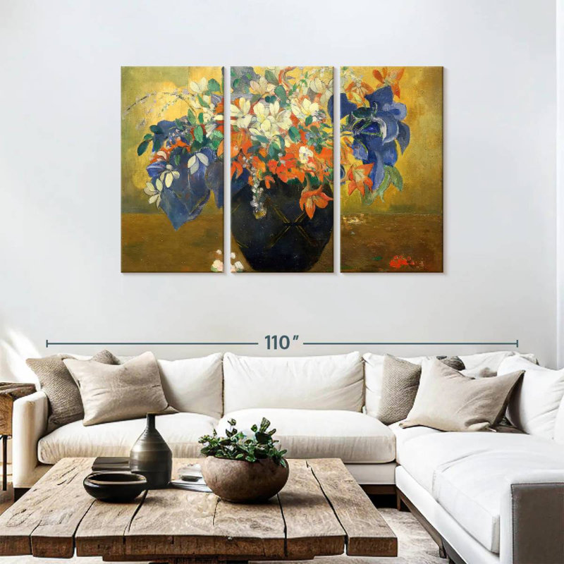 Harnek un vase de fleurs 1896, H 48 po x l 74 po