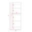Garde-manger rectangulaire Richmond blanc-708996386