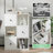 Dishita Storage Bookcase-702783365