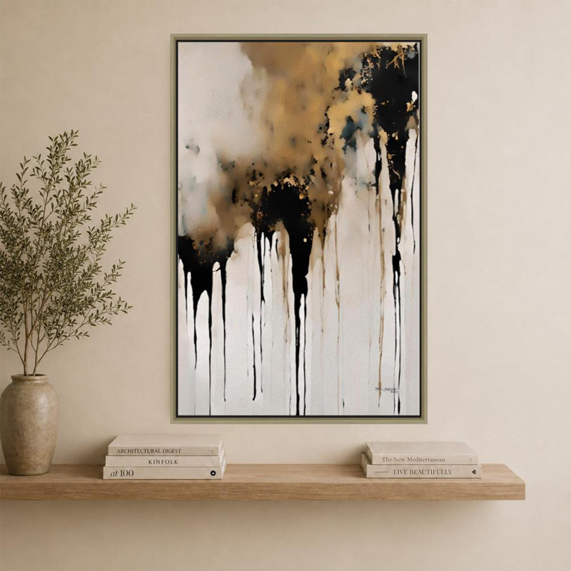 Apocalypse 3: 21. «Crowned in Triumph» par Mark Lawrence - impression sur toile, 40" H x 60" W, Cadre flottant biseauté