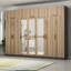 Elina 4 Door Manufactured Wood Wardrobe-99234360-99234359