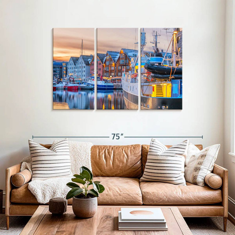 Mehar Boats At Tromso Port, 36" H x 57" W