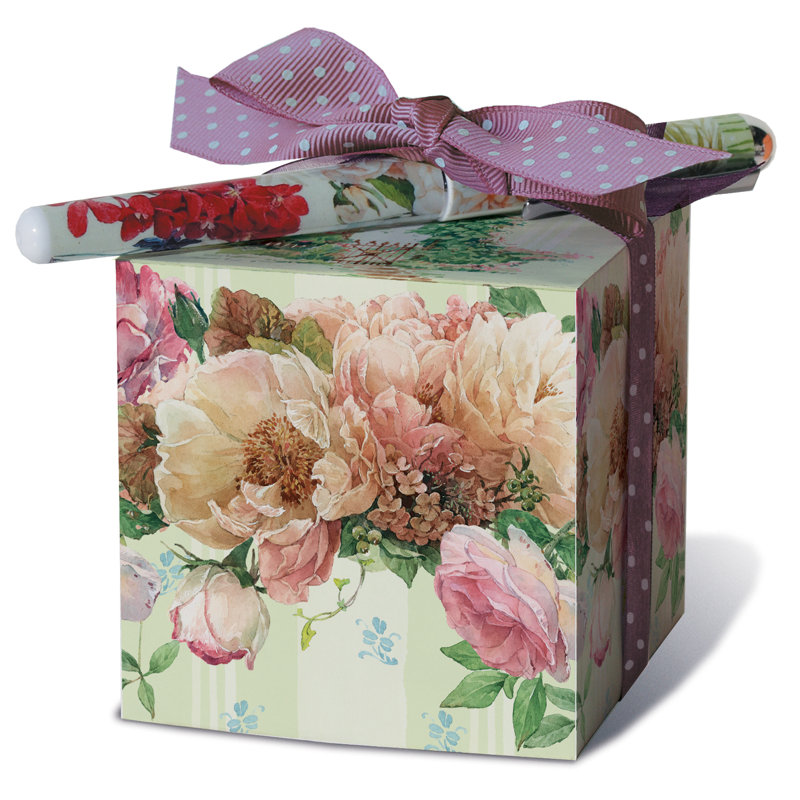Ensemble de blocs de papier Cottage en fleurs