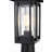 Meurer 6.5 Inch Outdoor Post Light in Black