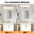 23.66" W 3-Light Dimmable Vanity Light with Opal Glass-1750470572-1757382259-1757382260