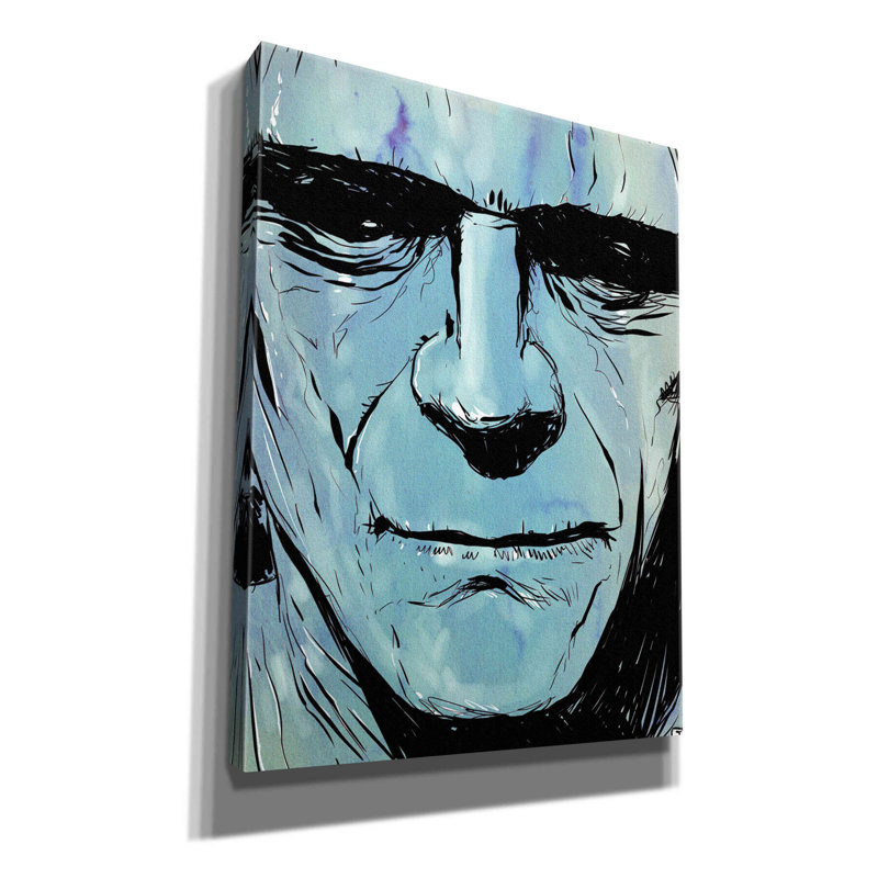 Frankenstein sur toile par Giuseppe Cristiano, L 12 po x H 16 po