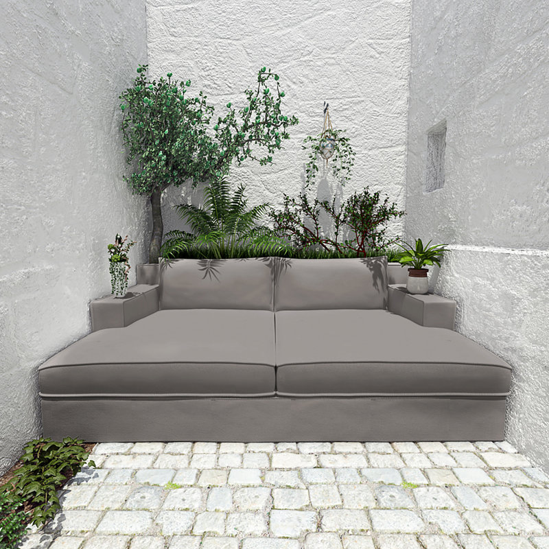 Sofa, Leather Pumice
