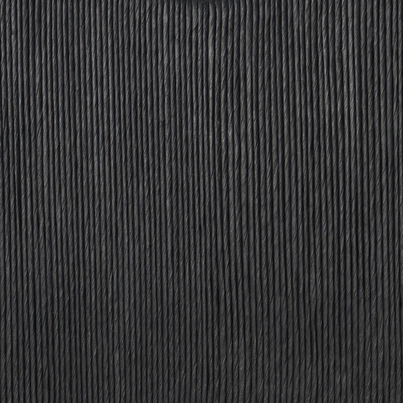 Tova Upholstered Dining Chair, Distressed Black Oak/Black Paper Cord