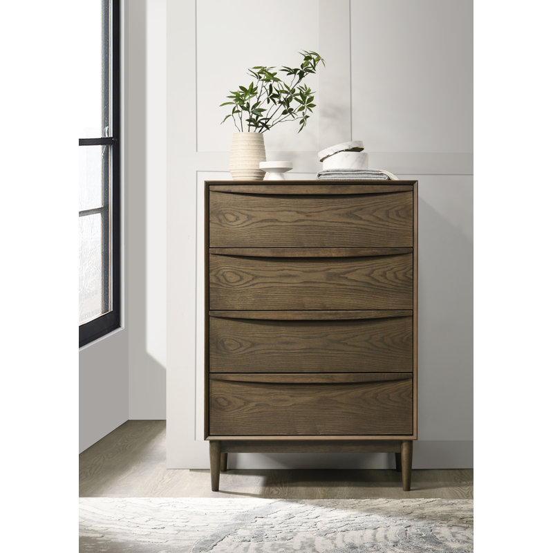 Claussen 80cm W 4 - Drawer Chest of Drawers